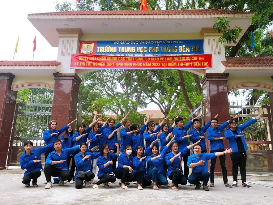 Đoàn Thanh niên, Hội sinh viên trường Cao đẳng Vĩnh Phúc thực hiện thành công Chương trình Tiếp sức mùa thi, Chiến dịch Mùa hè xanh năm 2022.