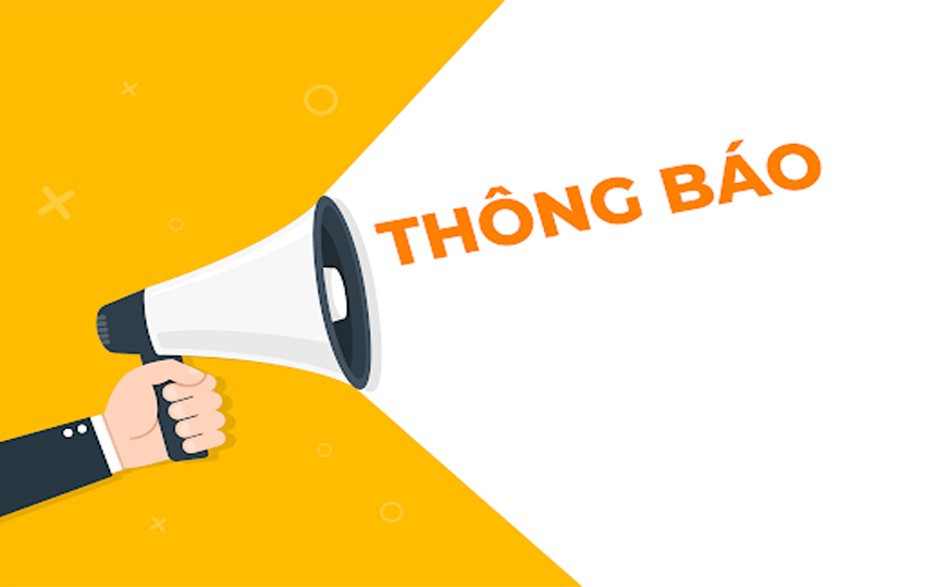 Thông báo phát bằng